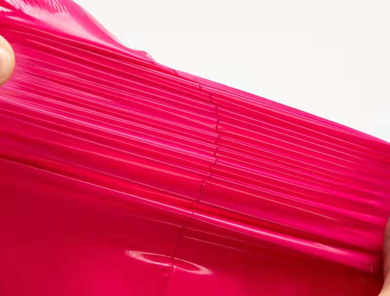 中原玫红色快递袋-05