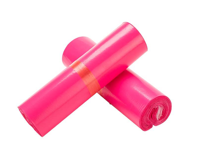 中原玫红色快递袋-02